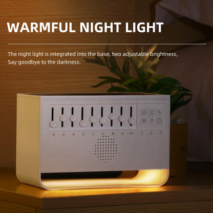 Desktop-Flammen-Diffusor mit Weißem Rauschen